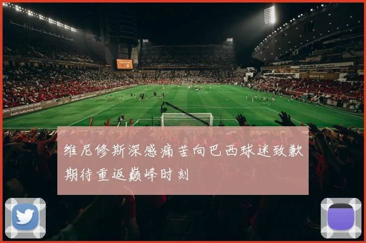 维尼修斯深感痛苦向巴西球迷致歉期待重返巅峰时刻